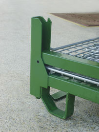 Zinc Plated Collapsible Wire Container Wines Industry Wire Mesh Cages